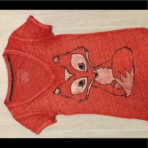 Cute fox tshirt